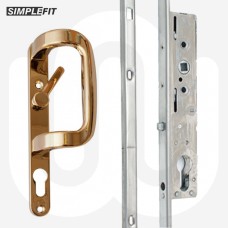 Simplefit Patio Lock with Keep and Handle Set